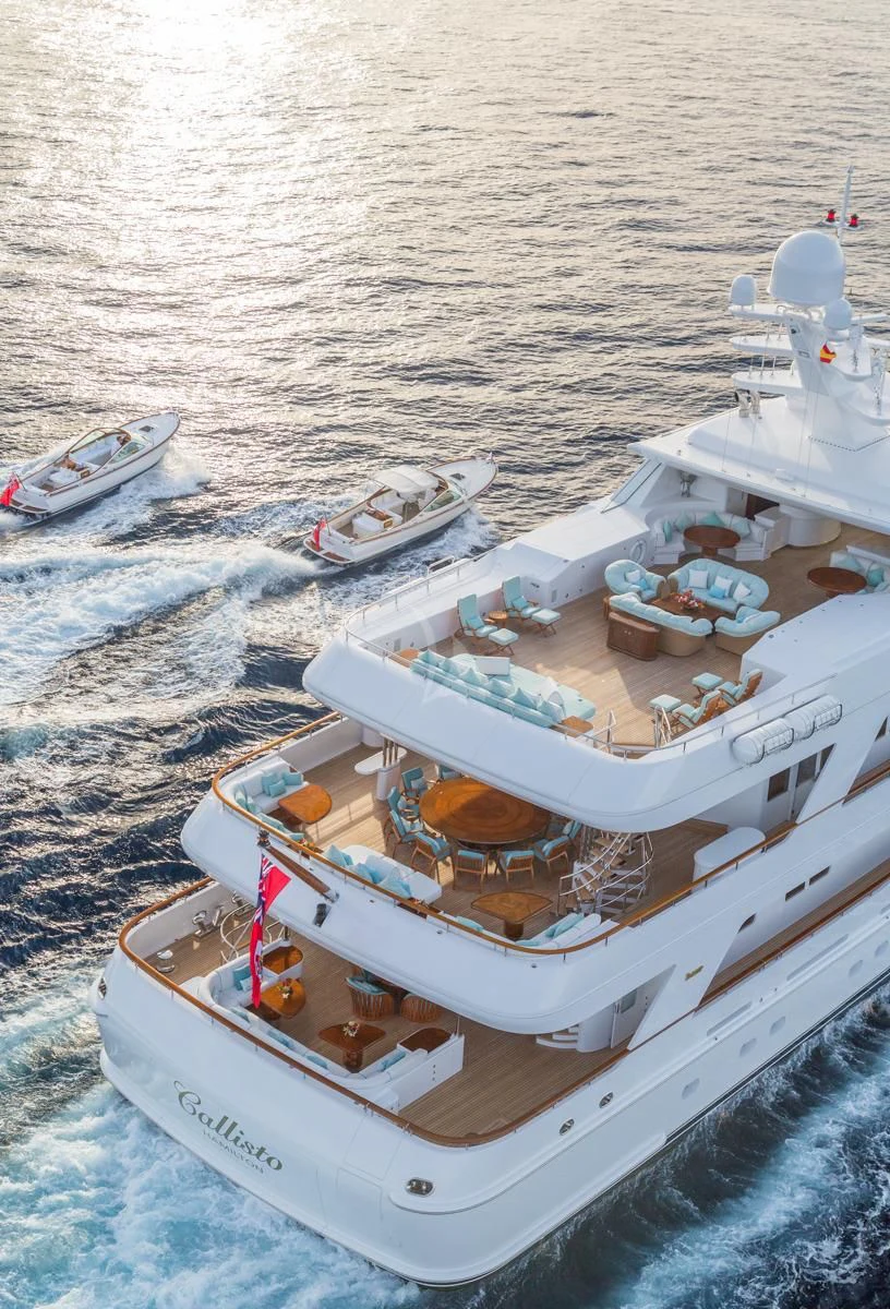 boats on the water aboard NECTAR Yacht for Sale