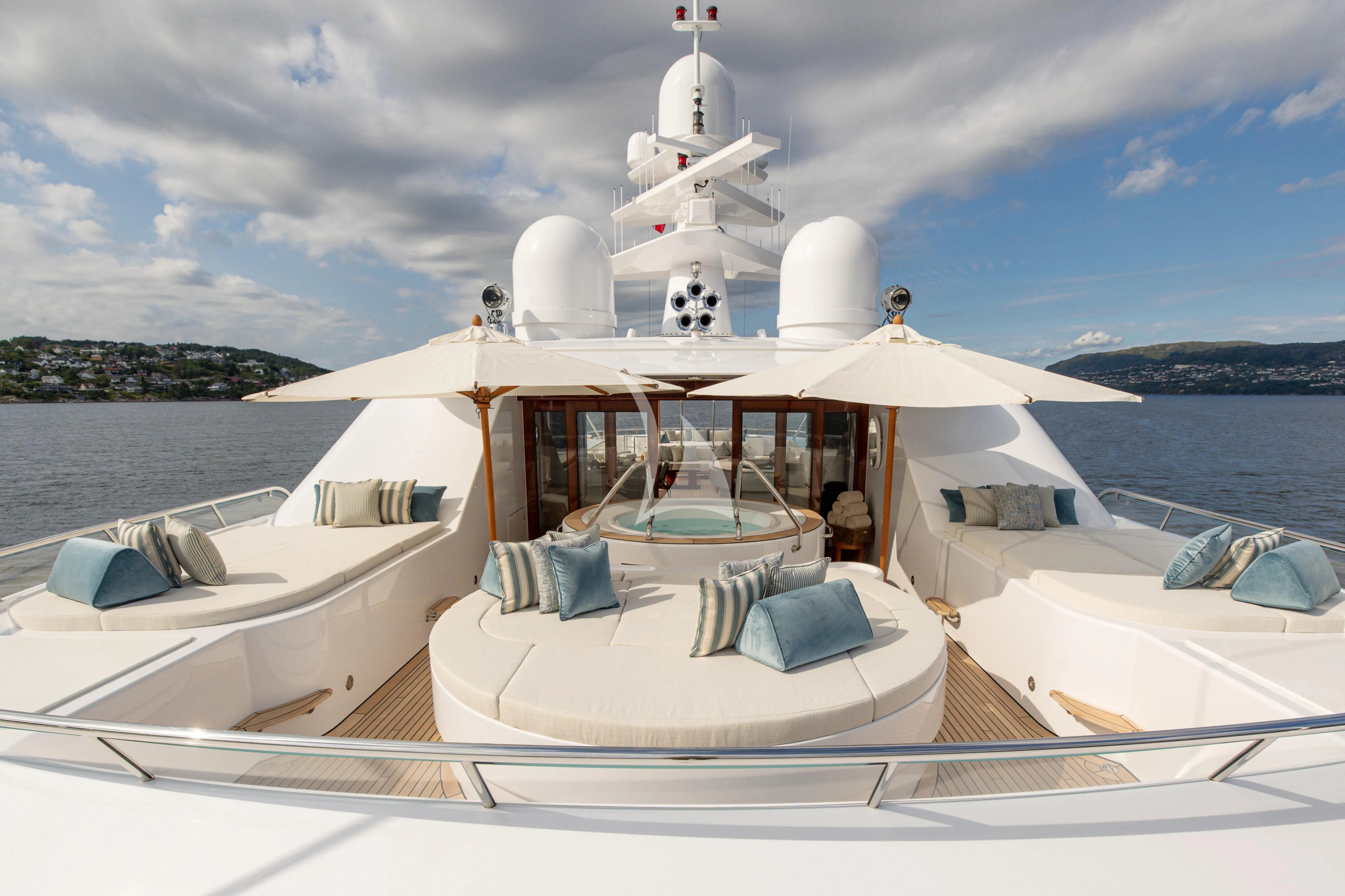 a boat on the water aboard NECTAR Yacht for Sale