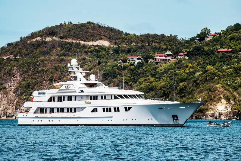 a boat on the water aboard NECTAR Yacht for Sale