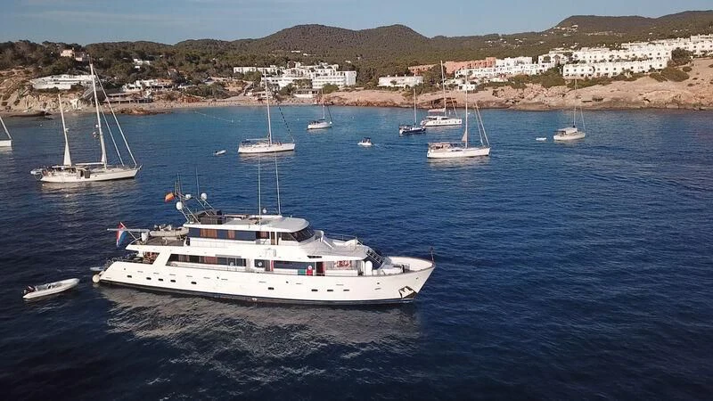 a group of boats in the water aboard MARAM Yacht for Sale