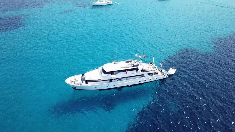 a boat in the water aboard MARAM Yacht for Sale