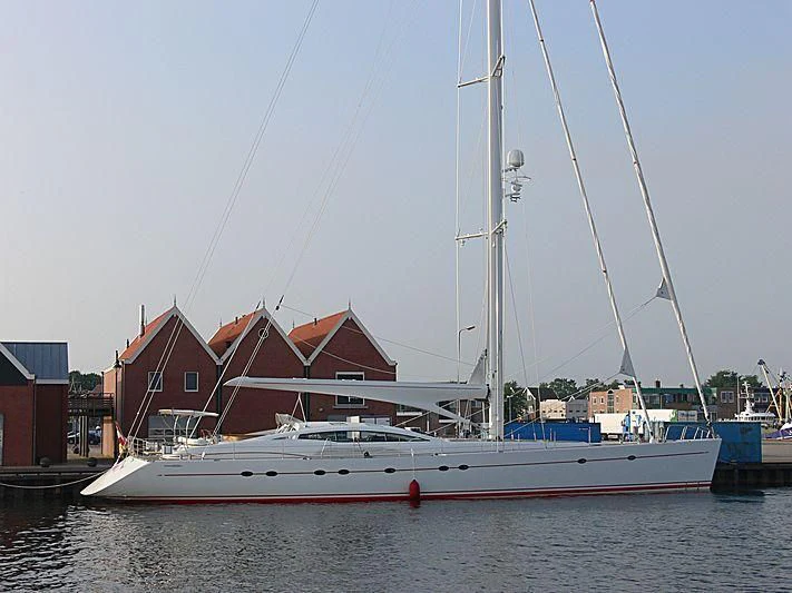 a boat in the water aboard SUNLEIGH Yacht for Sale