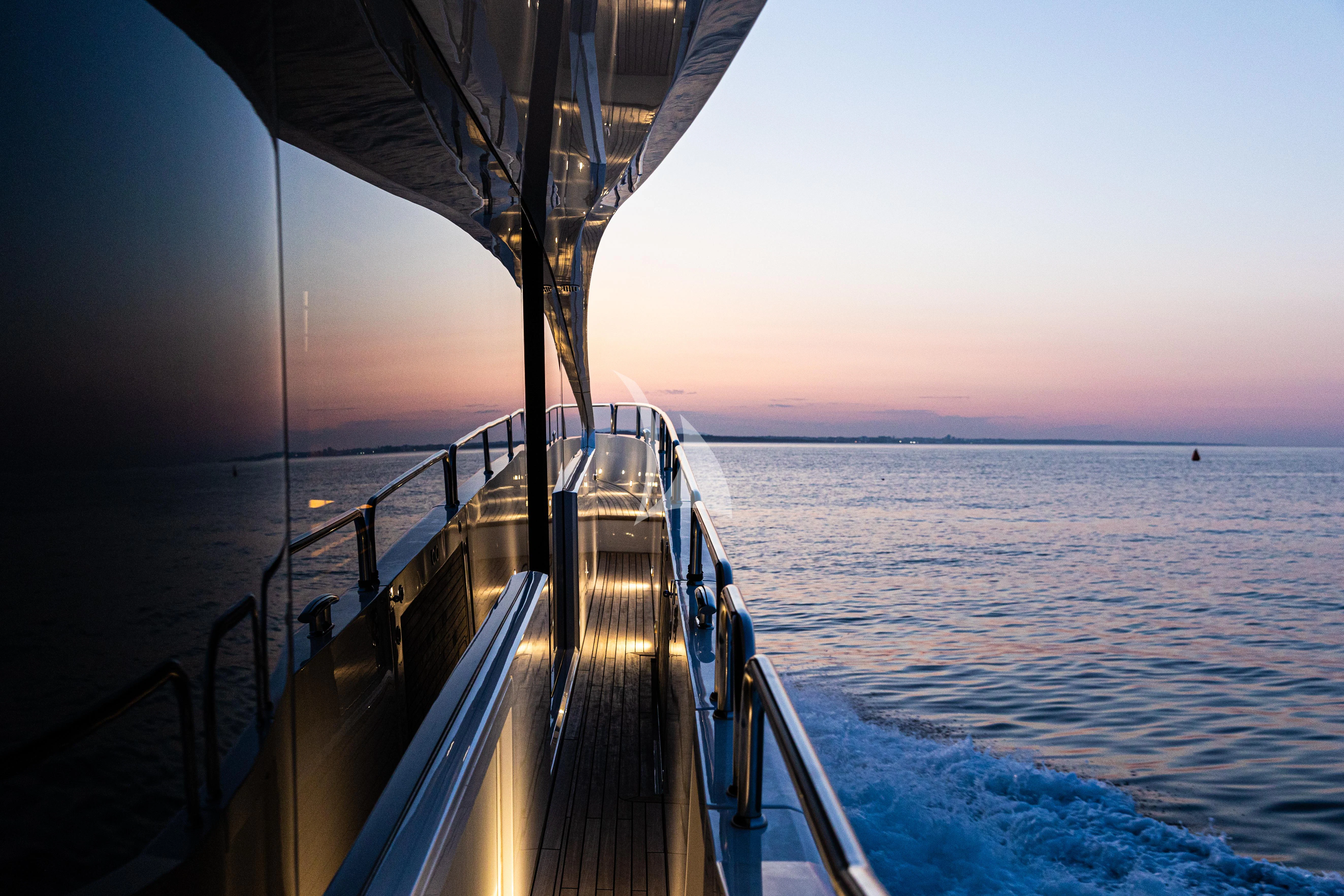 a boat on the water aboard STARDUST OF MARY Yacht for Sale