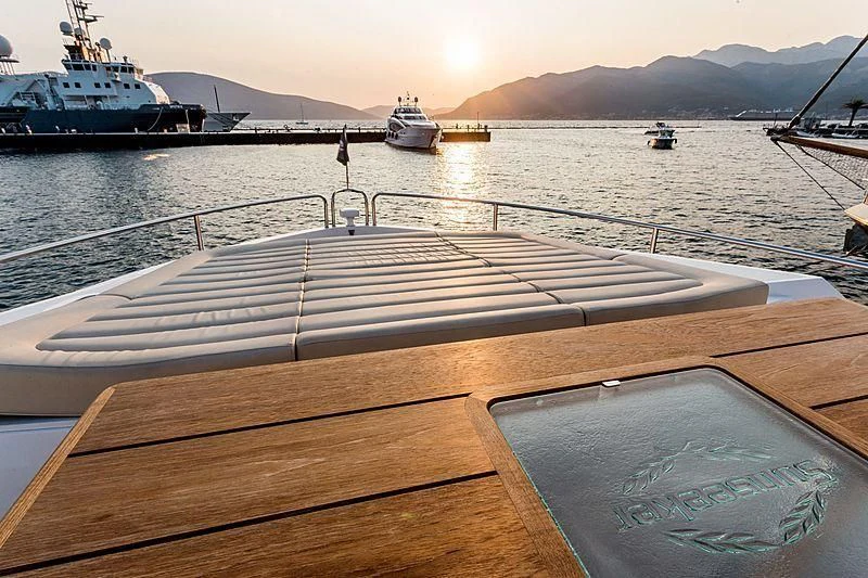 a boat on the water aboard STARDUST OF MARY Yacht for Sale