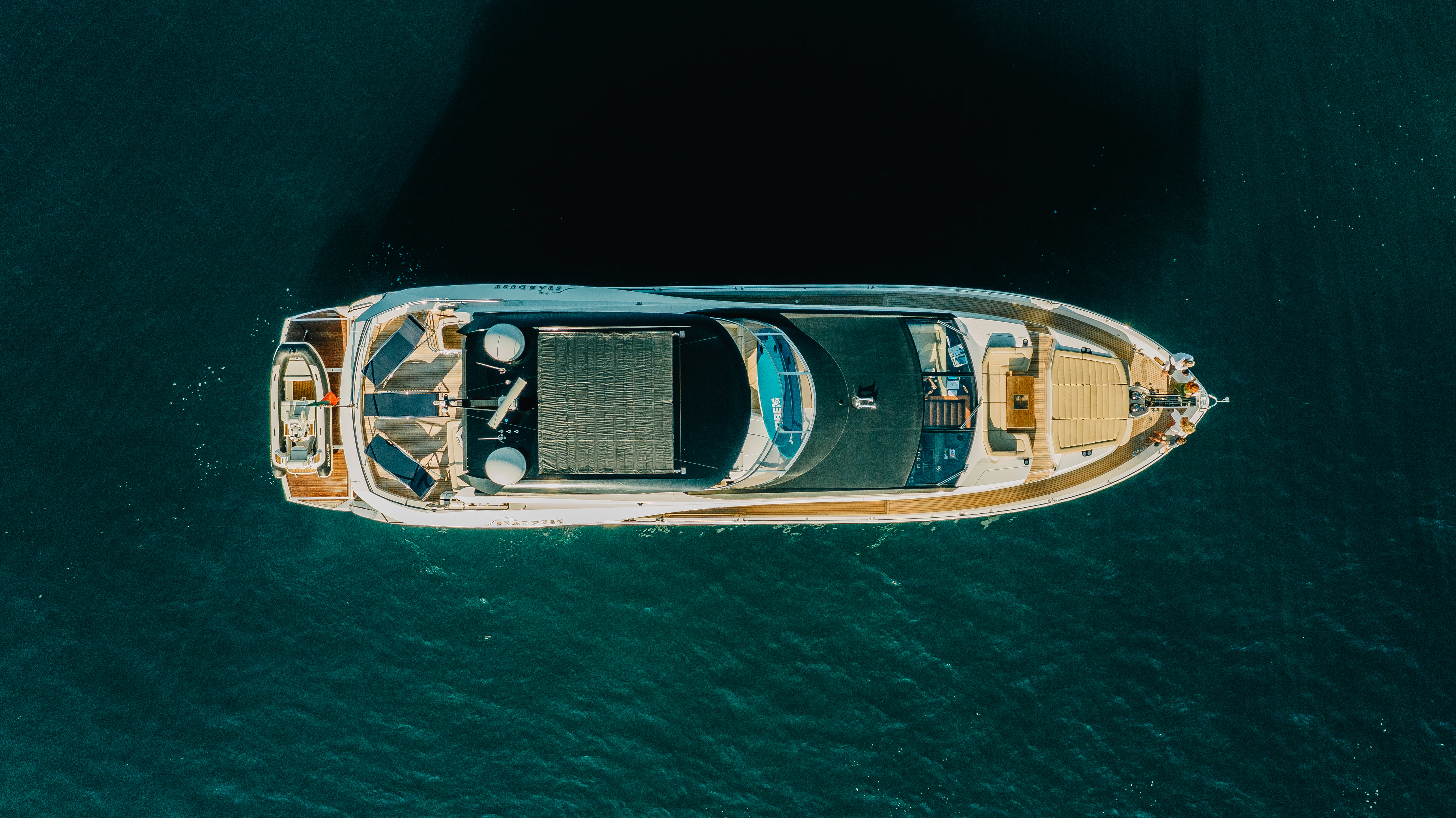 a ship in the water aboard STARDUST OF MARY Yacht for Sale