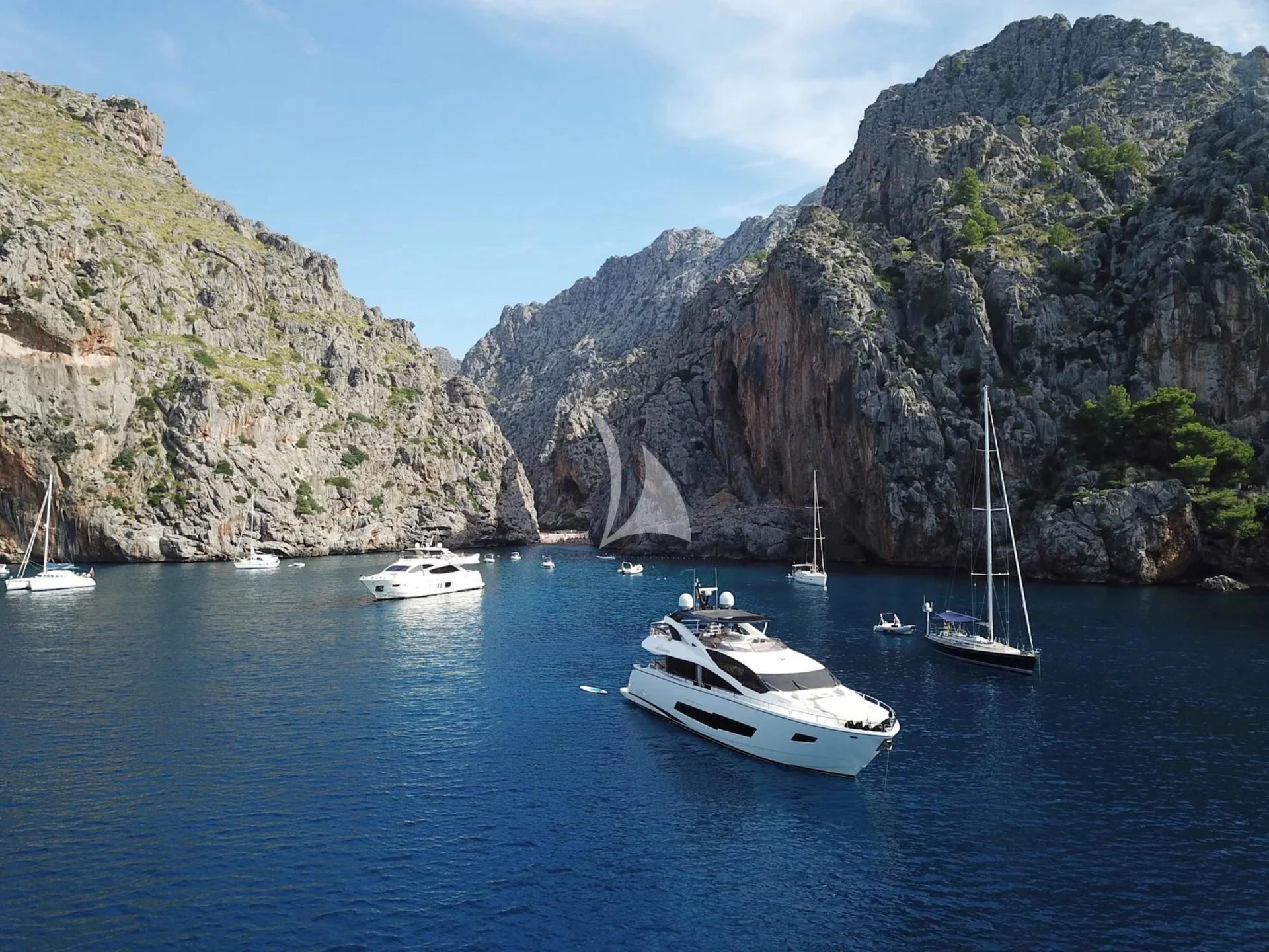 boats in the water aboard STARDUST OF MARY Yacht for Sale