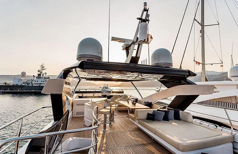 a boat on the water aboard STARDUST OF MARY Yacht for Sale