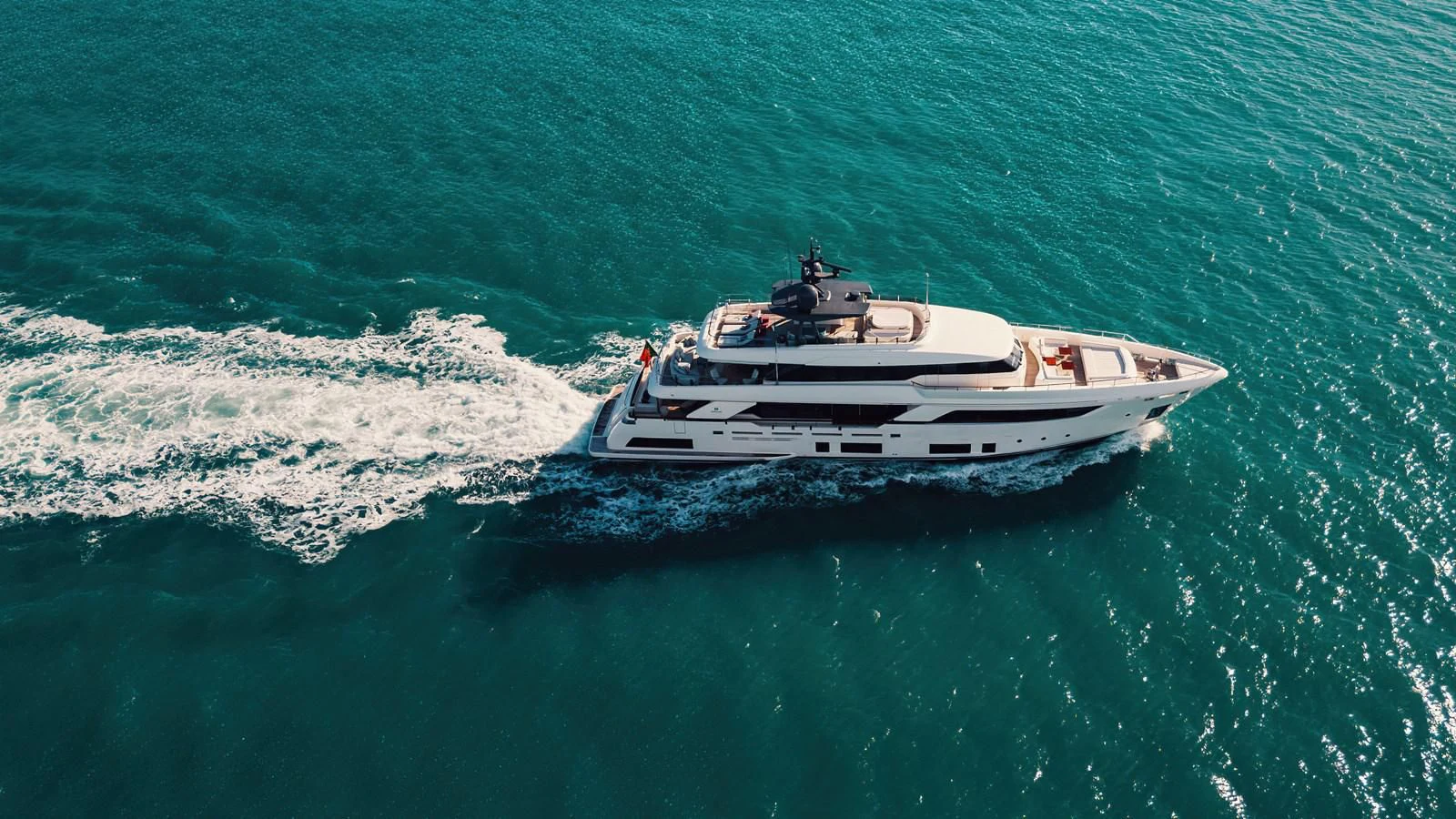 a boat in the ocean aboard FRANGELO Yacht for Sale