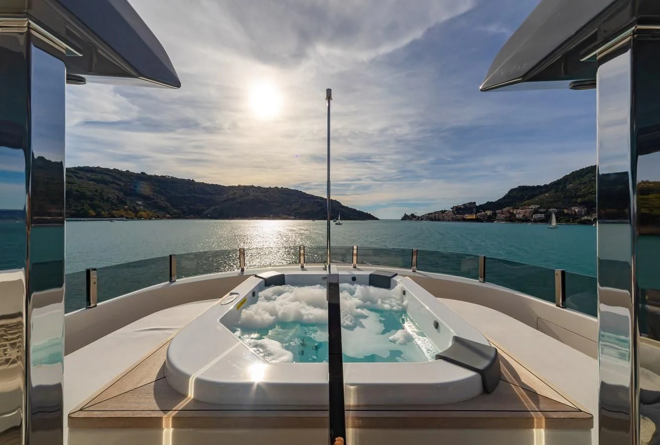 a boat on the water aboard FRANGELO Yacht for Sale