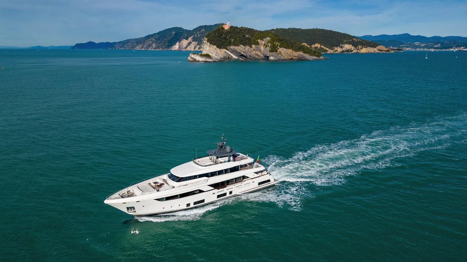 a boat in the water aboard FRANGELO Yacht for Sale
