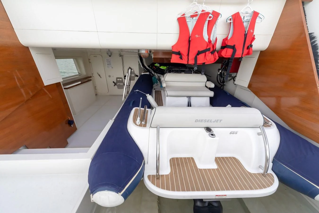 a machine on the counter aboard FRANGELO Yacht for Sale