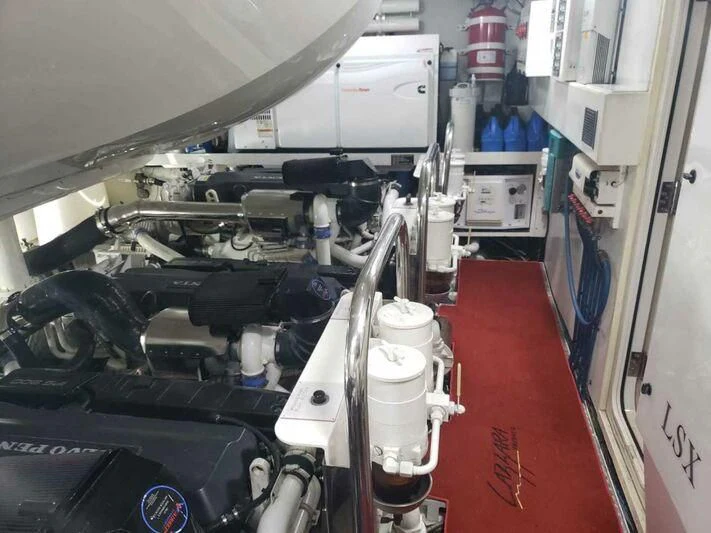 a close-up of a car aboard CHAPTER II Yacht for Sale