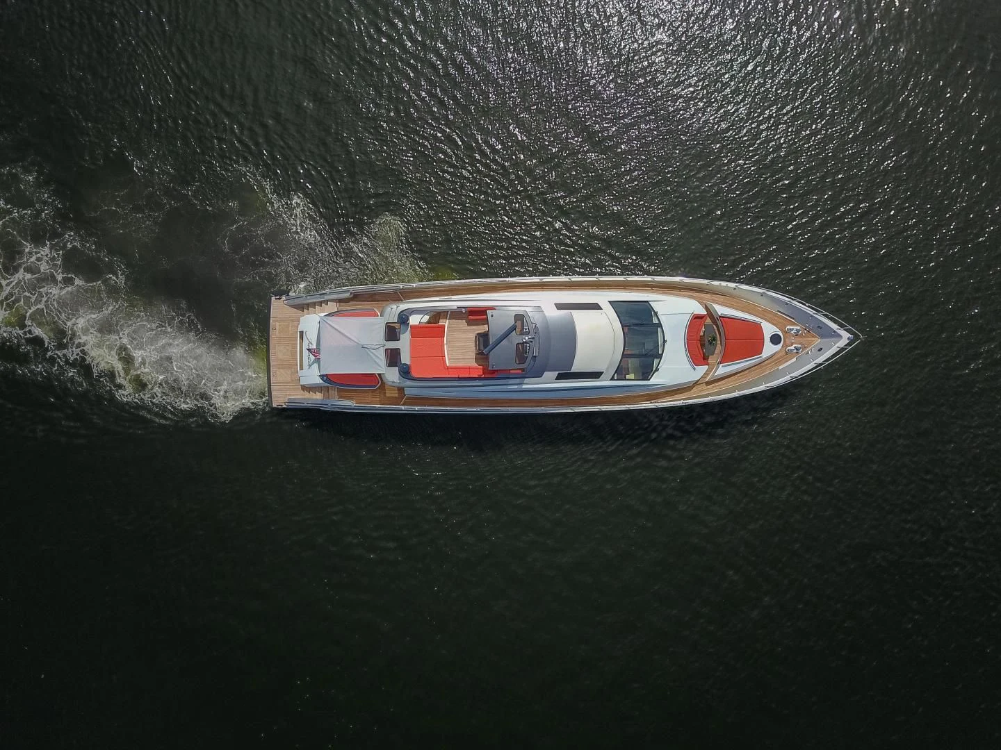 a boat on the water aboard CHAPTER II Yacht for Sale