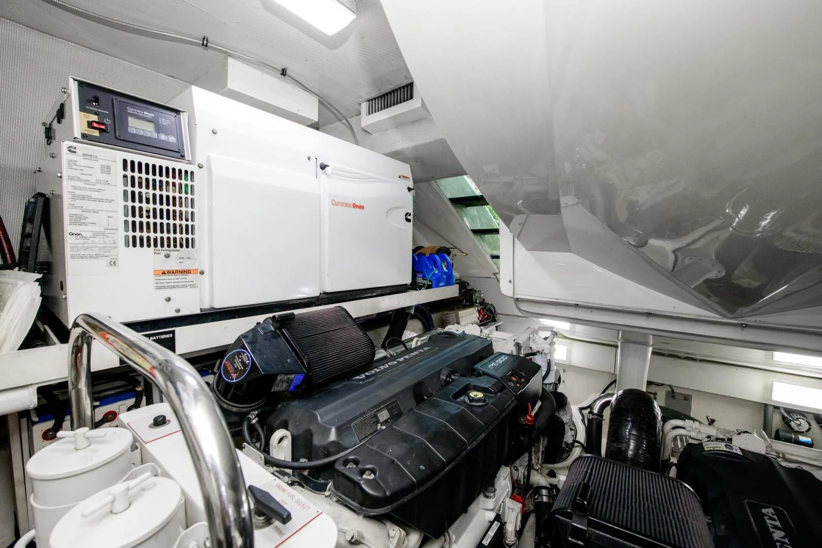 a machine in a room aboard CHAPTER II Yacht for Sale