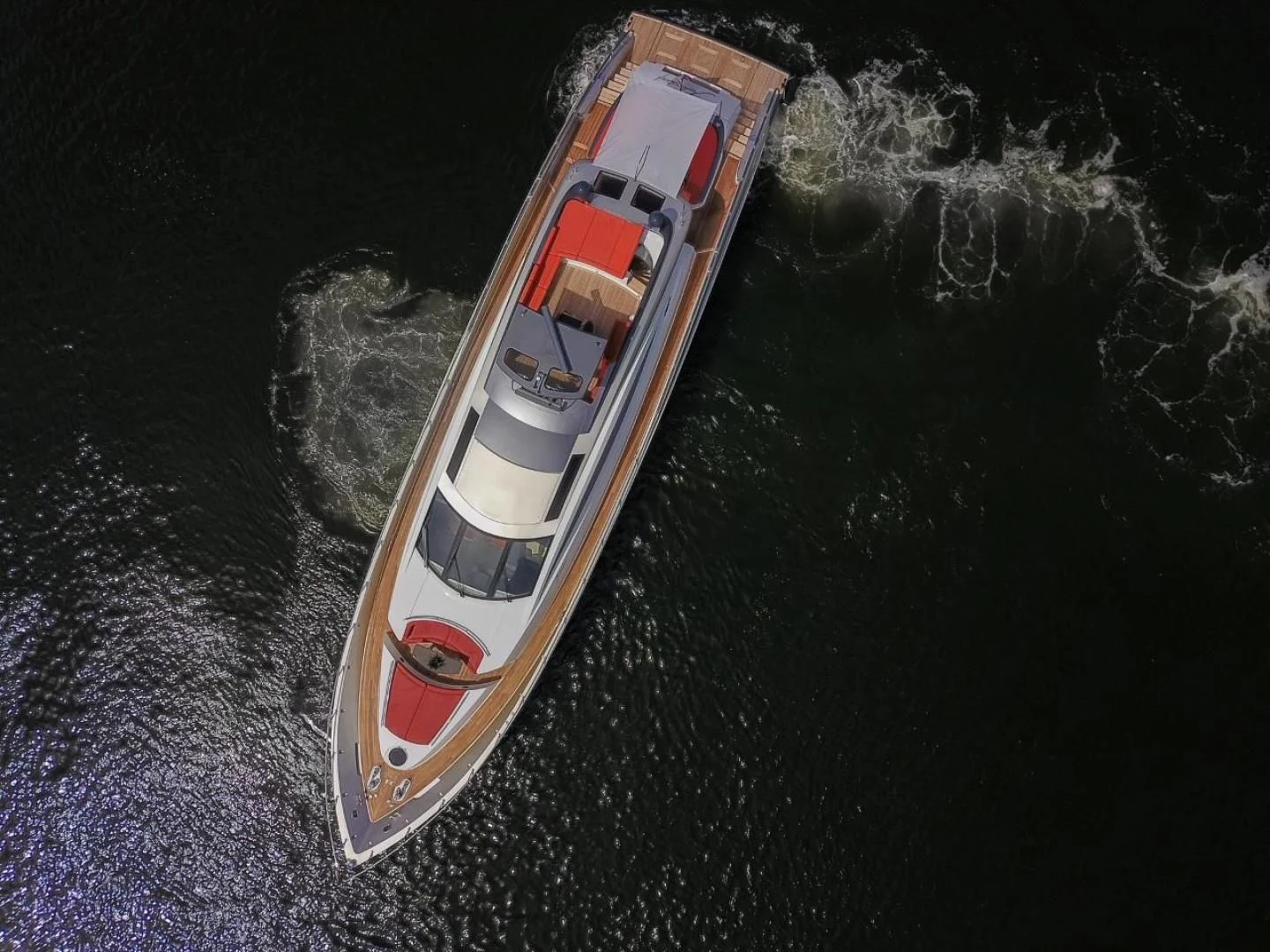 a space ship in space aboard CHAPTER II Yacht for Sale
