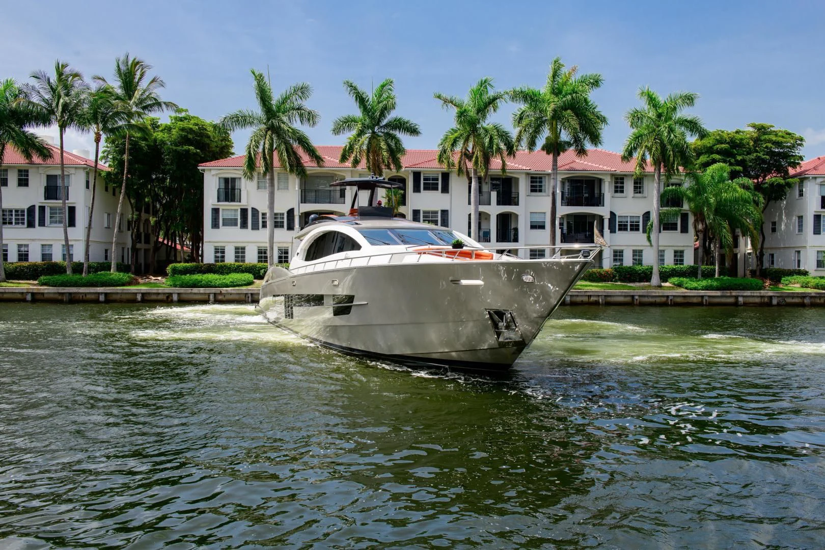 a boat on the water aboard CHAPTER II Yacht for Sale