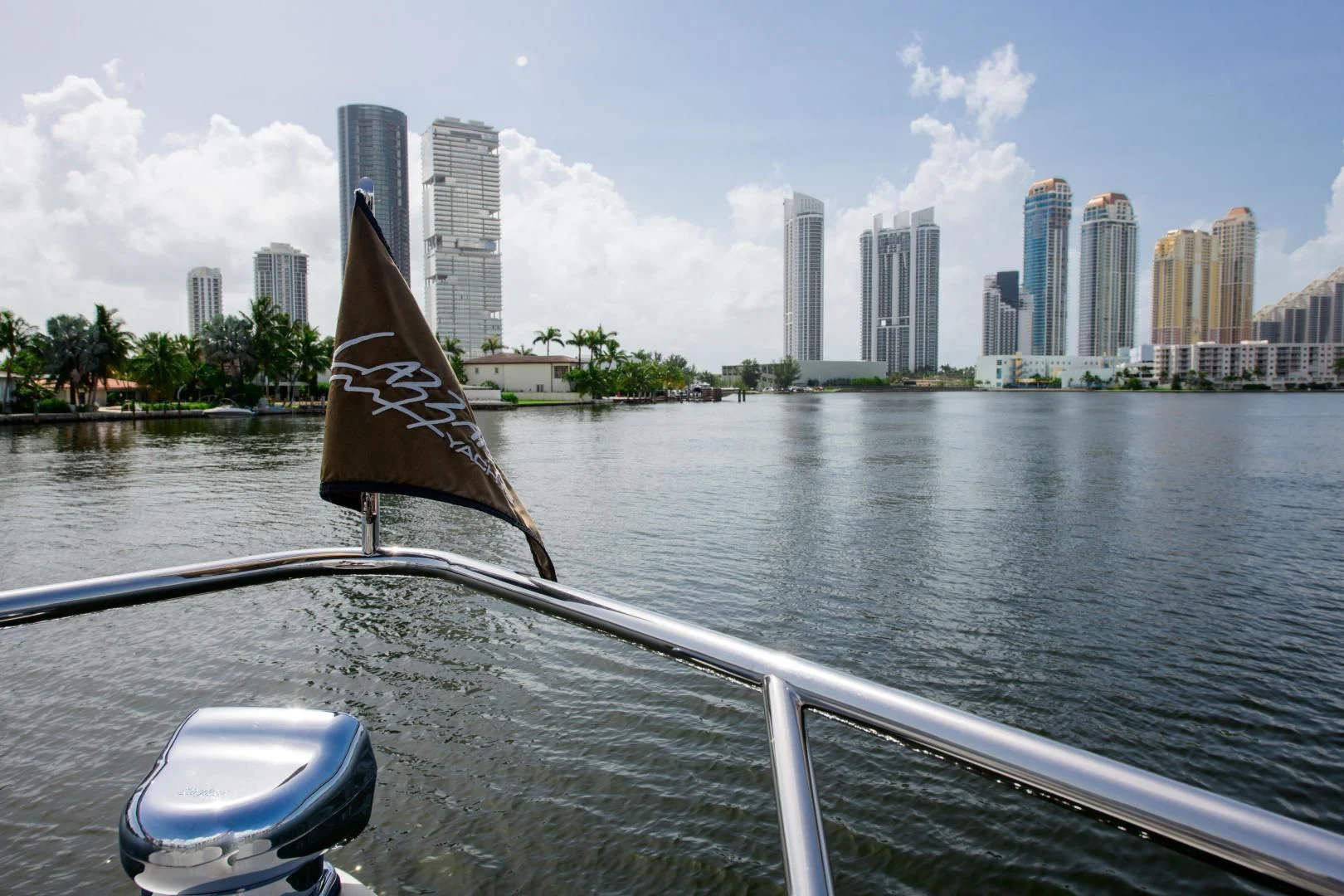 a sailboat on a river aboard CHAPTER II Yacht for Sale