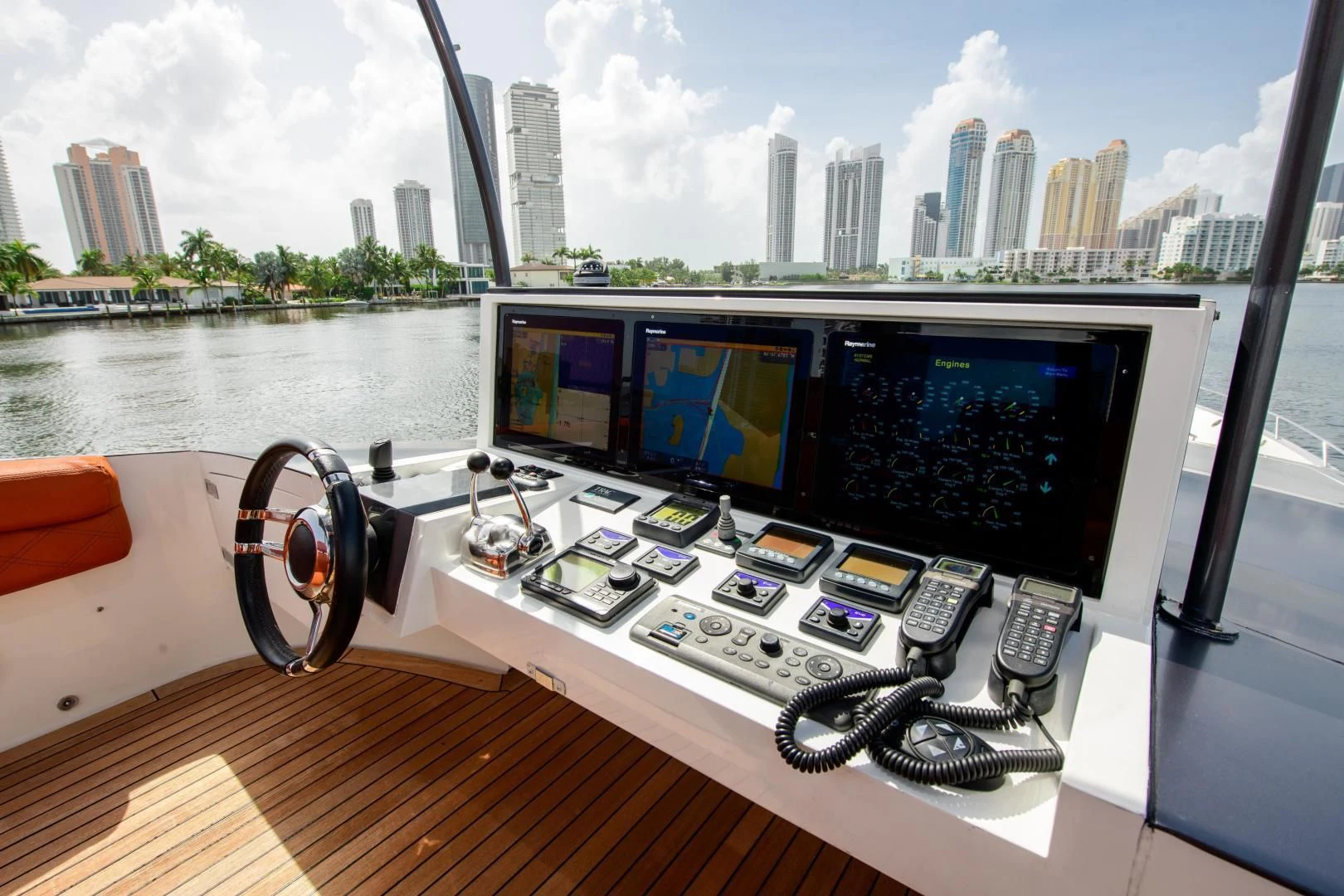 a large electronic device on a boat aboard CHAPTER II Yacht for Sale