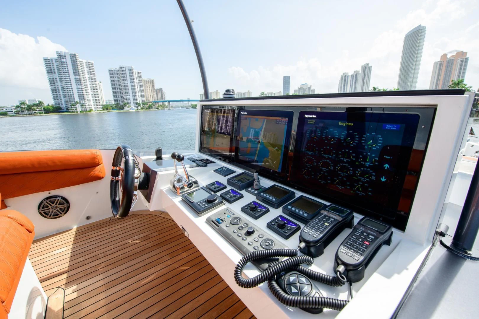 a boat on the water aboard CHAPTER II Yacht for Sale