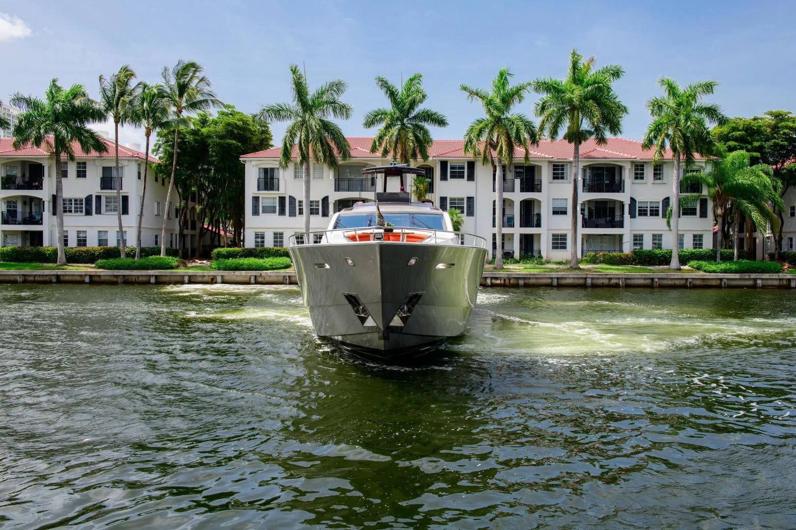 a boat on the water aboard CHAPTER II Yacht for Sale