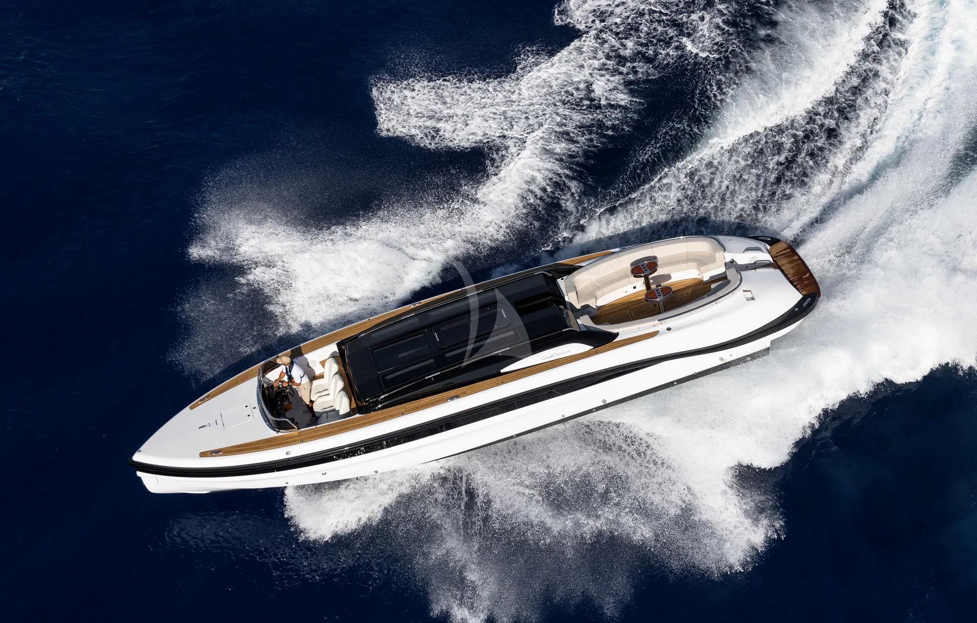 a space ship in space aboard MAR Yacht for Sale