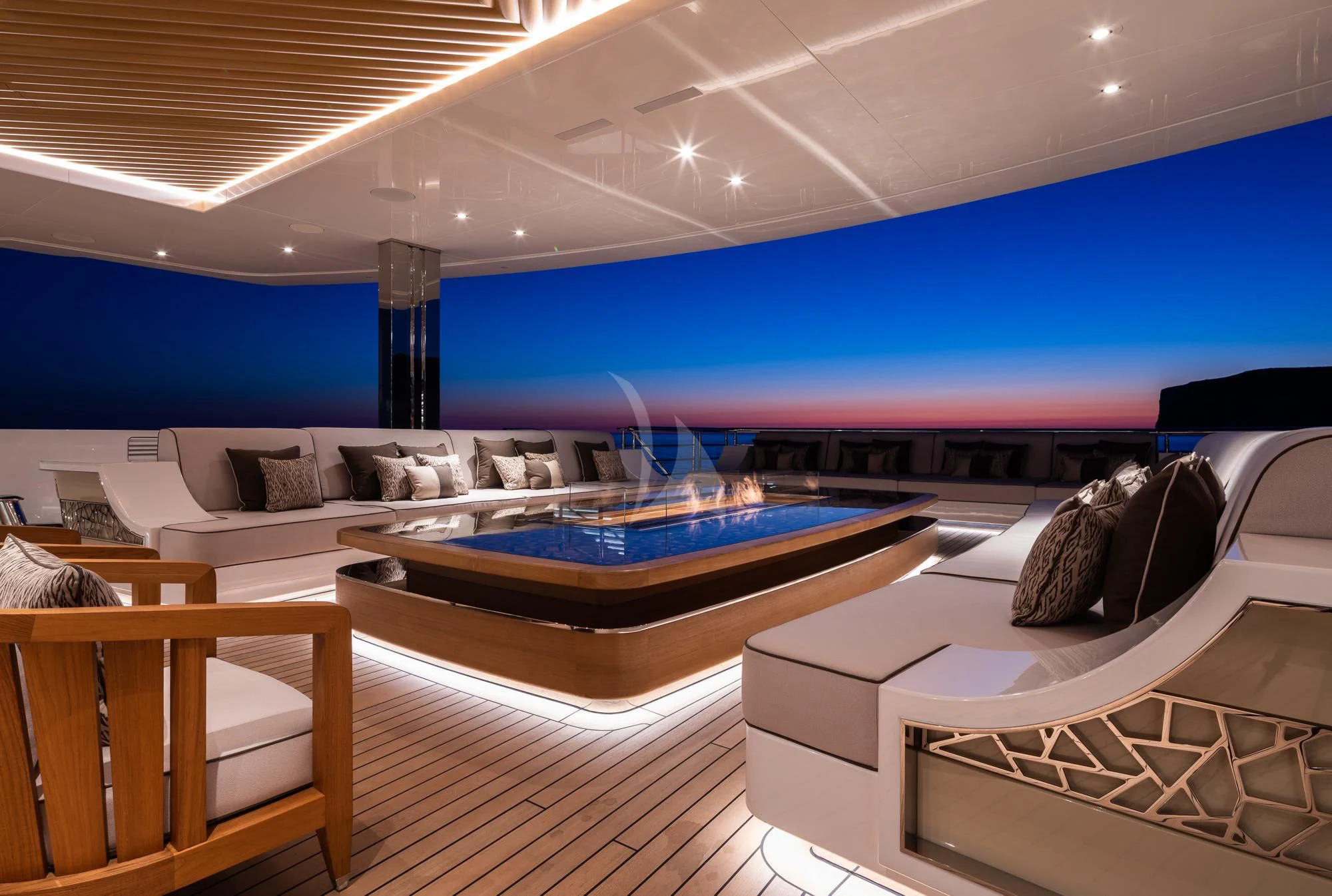 a room with a pool aboard MAR Yacht for Sale