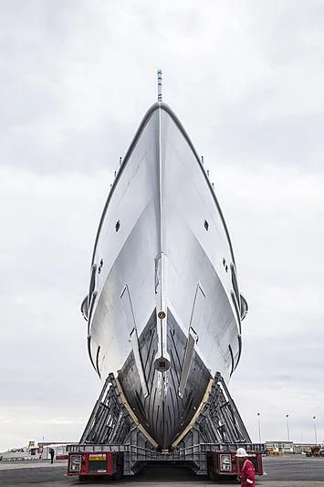 a large white tower aboard MAR Yacht for Sale