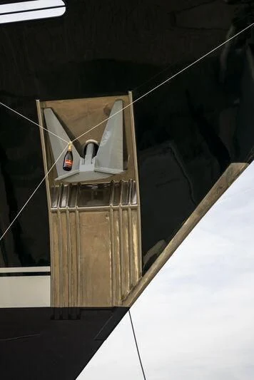 a small box on a string aboard EMERALD Yacht for Charter