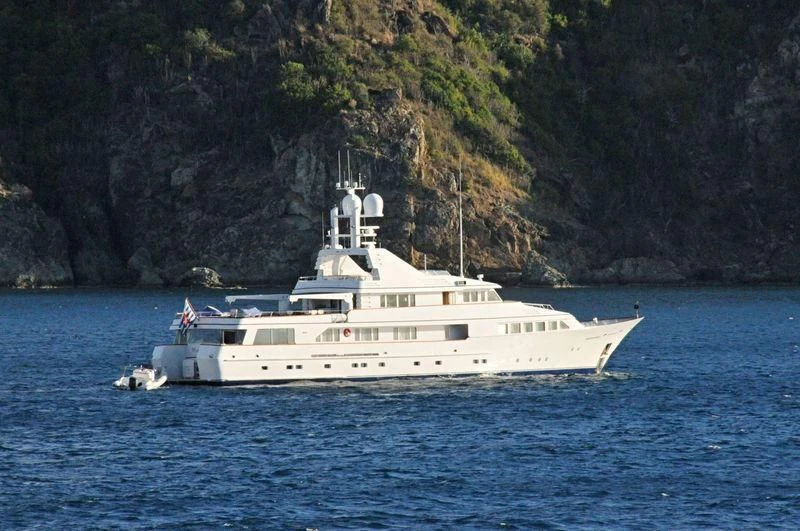 a boat on the water aboard EMERALD Yacht for Charter