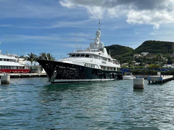 a boat in the water aboard EMERALD Yacht for Charter