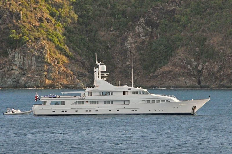 a boat on the water aboard EMERALD Yacht for Charter