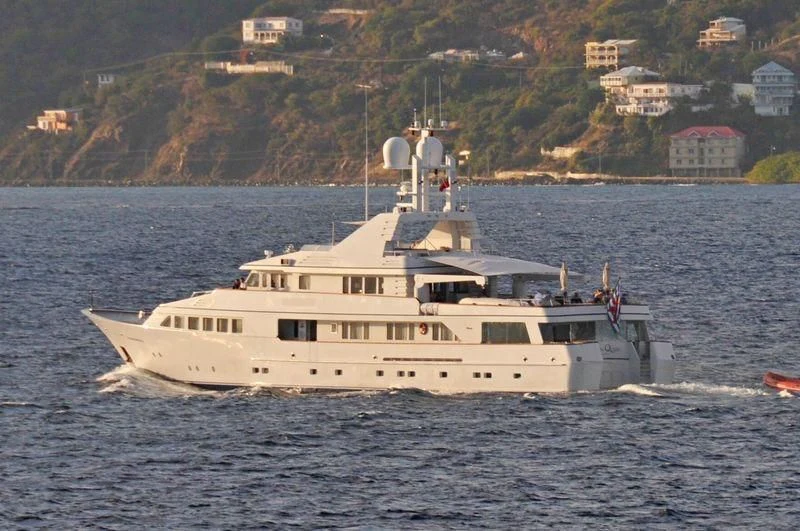 a boat on the water aboard EMERALD Yacht for Charter