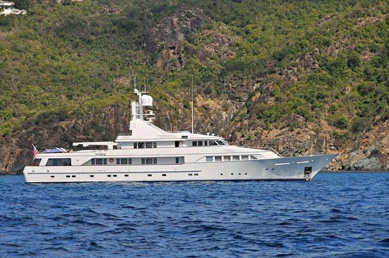 a boat on the water aboard EMERALD Yacht for Charter