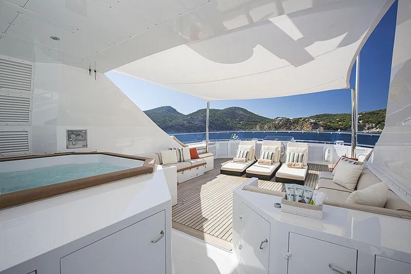 diagram aboard EMERALD Yacht for Charter