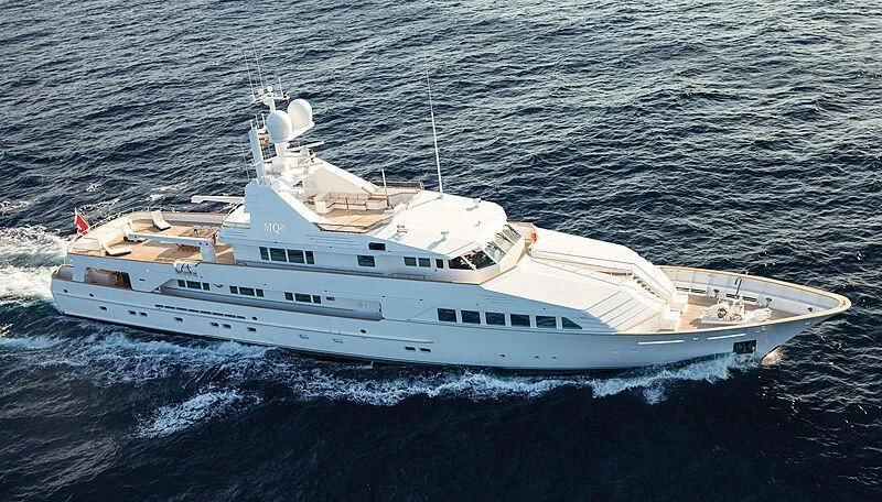 a boat in the water aboard EMERALD Yacht for Charter