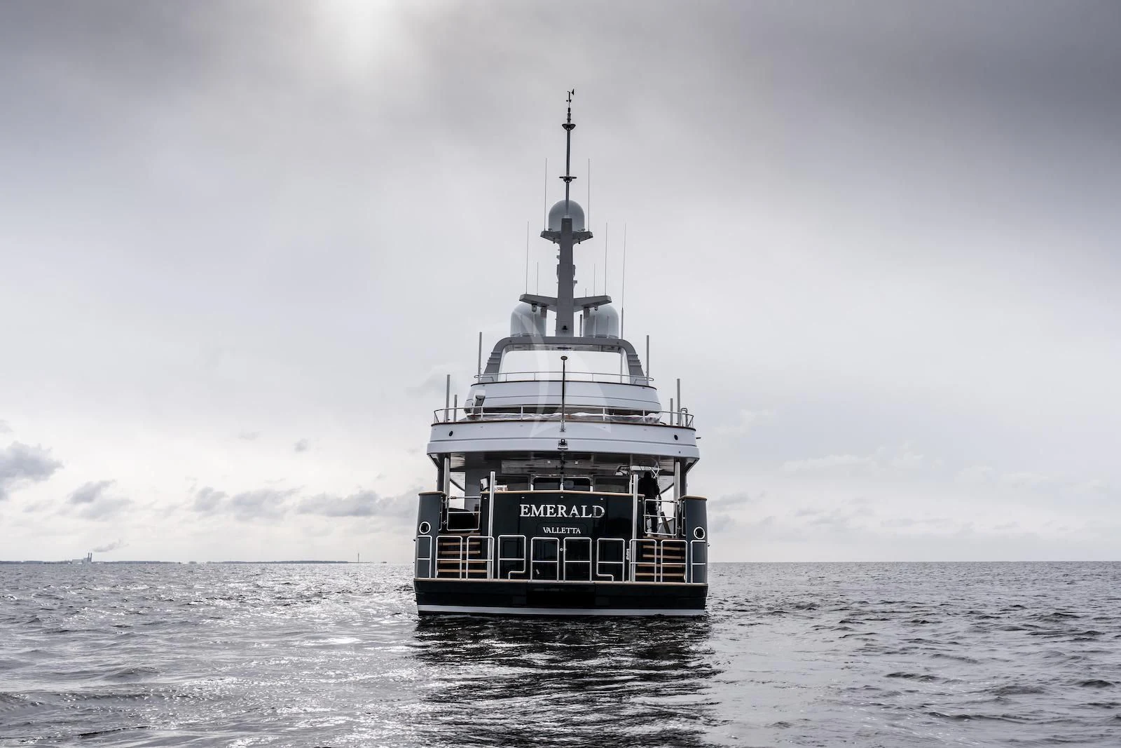 a boat in the water aboard EMERALD Yacht for Charter