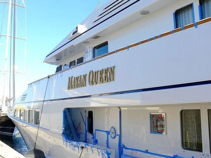 a boat on the water aboard EMERALD Yacht for Charter