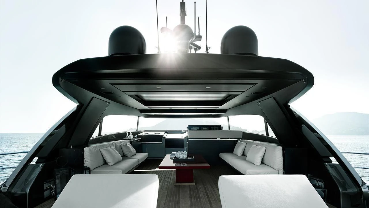 the inside of a boat aboard PESA Yacht for Sale