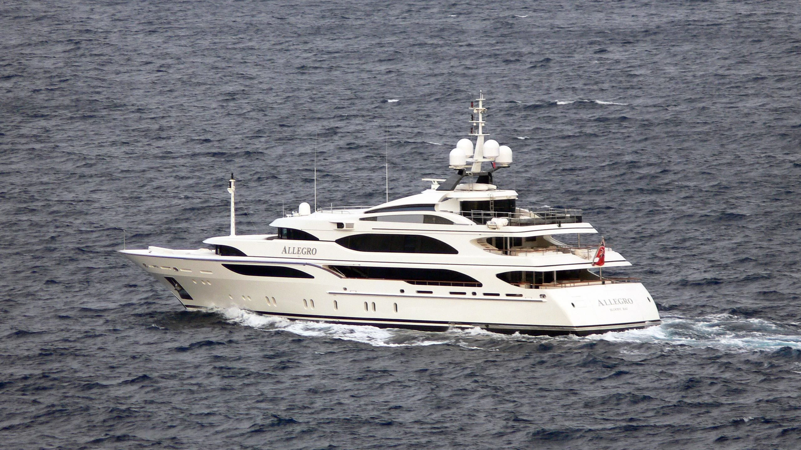 a white yacht in the water aboard JAGUAR Yacht for Charter