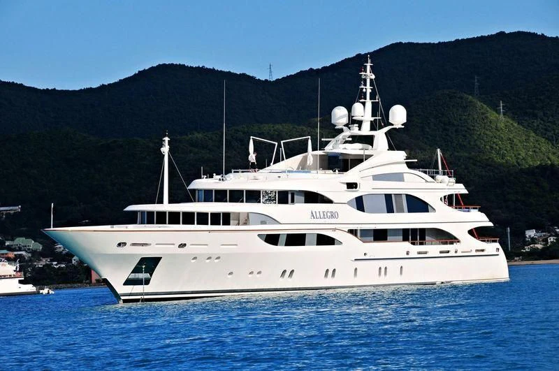 a white yacht in the water aboard JAGUAR Yacht for Charter