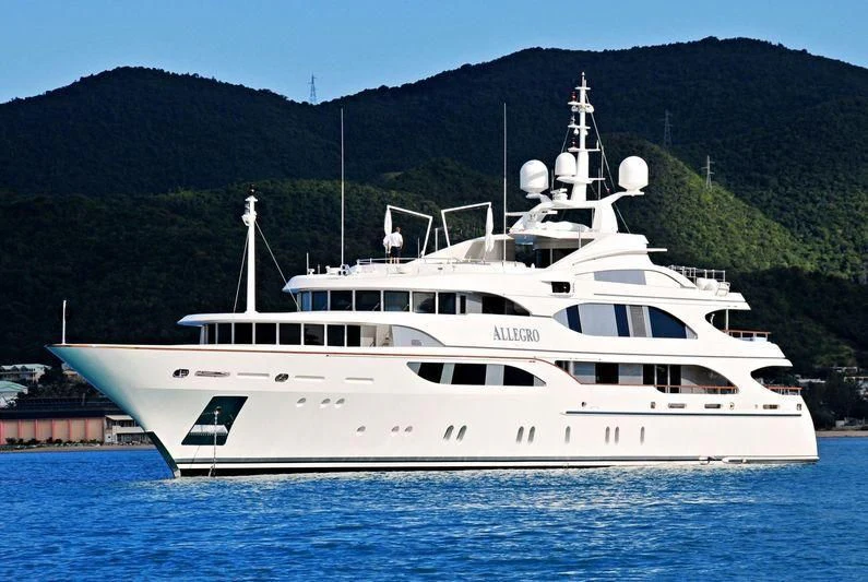 a white yacht in the water aboard JAGUAR Yacht for Charter