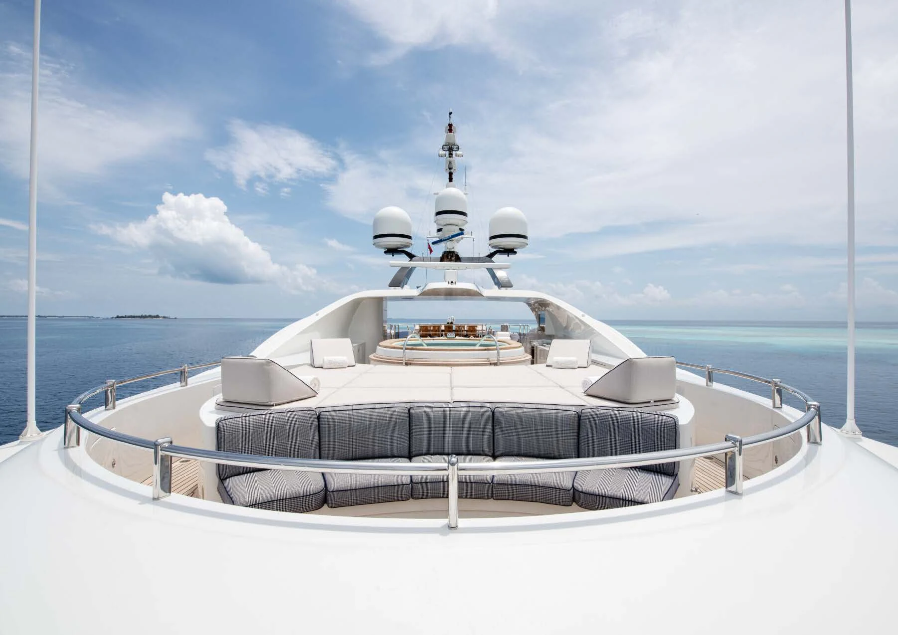 a boat on the water aboard JAGUAR Yacht for Charter