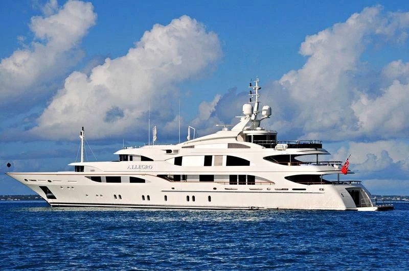 a white yacht in the water aboard JAGUAR Yacht for Charter