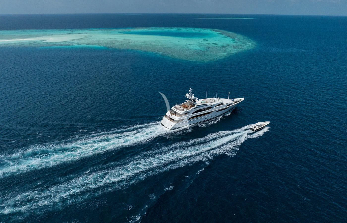 a boat on the water aboard JAGUAR Yacht for Charter