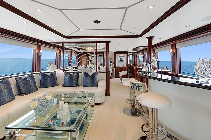inside of a boat aboard LEMONADE Yacht for Sale