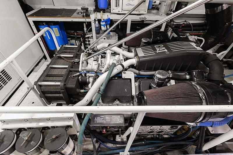 a machine with wires aboard LEMONADE Yacht for Sale