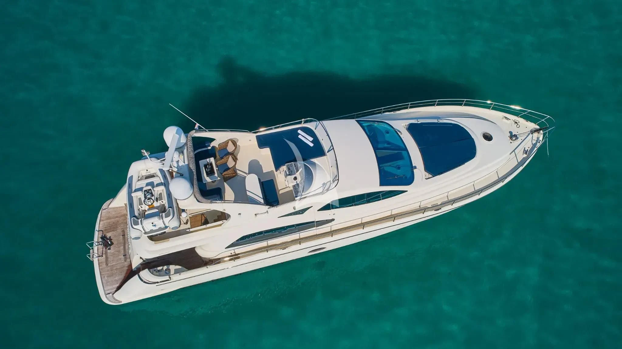 a boat in the water aboard W Yacht for Sale