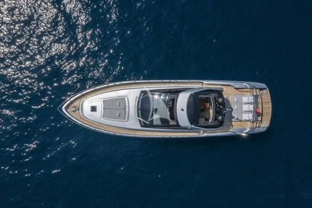 a ship in the water aboard W Yacht for Sale