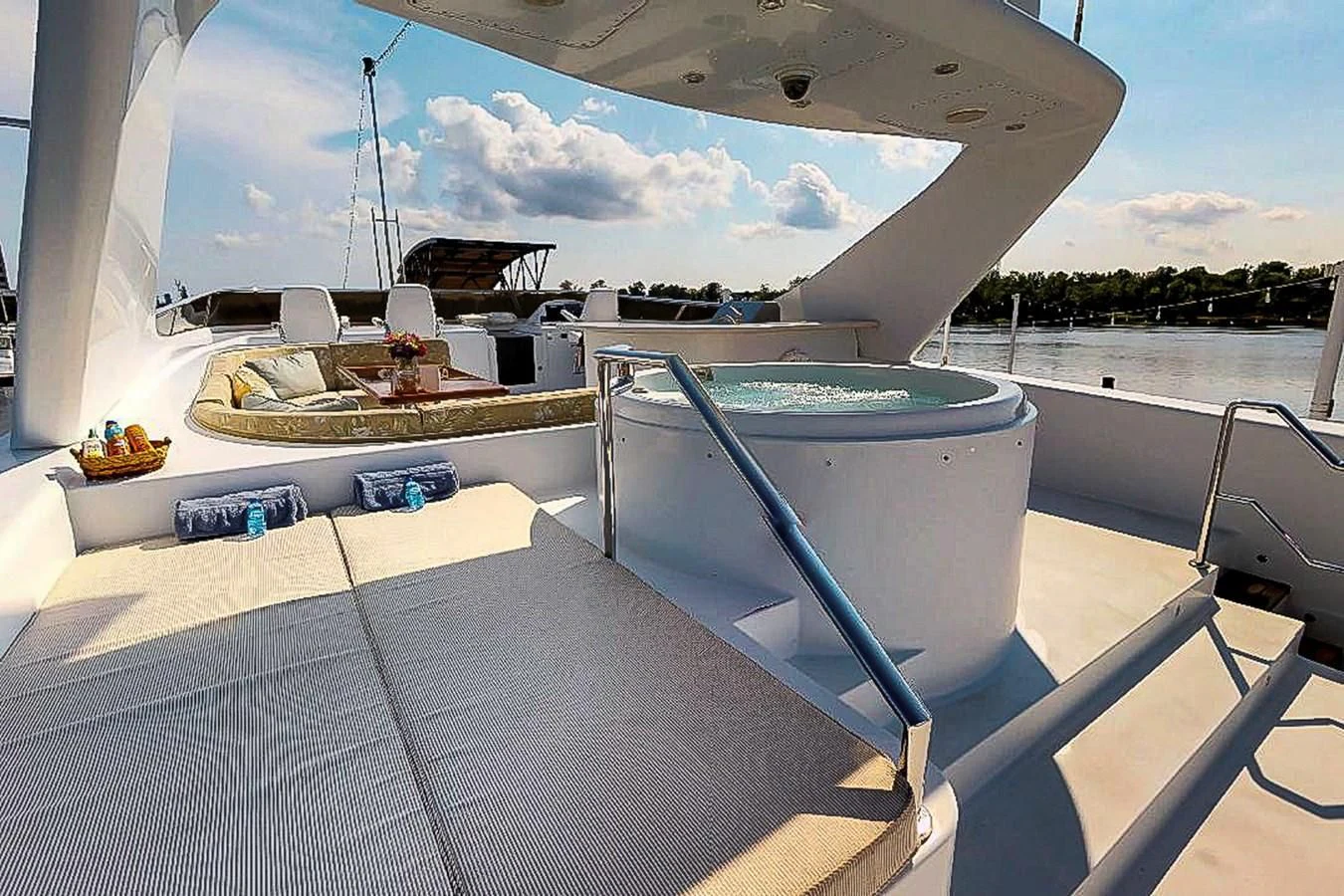 a boat on the water aboard IDLETYME II Yacht for Sale