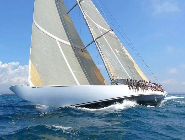 a group of people on a sailboat aboard RANGER Yacht for Sale